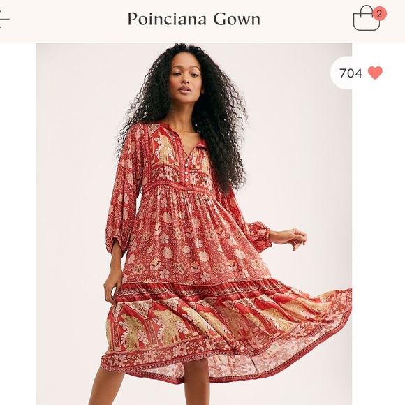 Spell Dresses & Skirts - Reserved for Lorri ♥️ Cherry Poinciana Gown